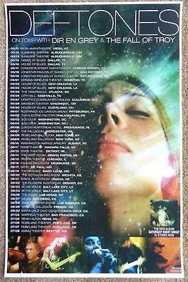 $14.51 • Buy DEFTONES May-July 2007 TOUR POSTER Concert Gig
