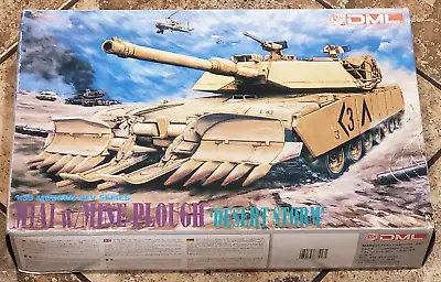 DML Modern AFV Series 1/35 M1A1 W/ Mine Plough  Desert Storm #3516  New Open Box • $21