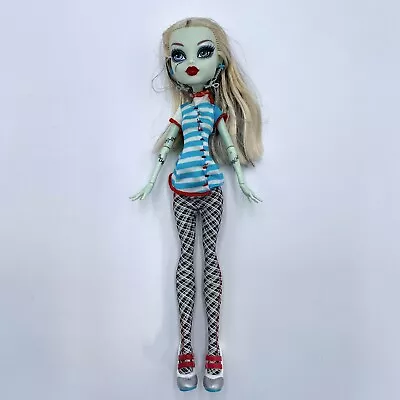 2011 Mattel Monster High Doll Classroom Home Ick Frankie Stein W Outfit CUT HAIR • $34.99