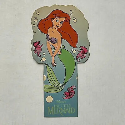 Vintage Walt Disney Little Mermaid 5  Plastic Bookmark Book Bites Rare Flair/OSP • $19.95