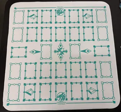 2 Player Green/White Yugioh Custom Zones Cloth Playmat • $136.76