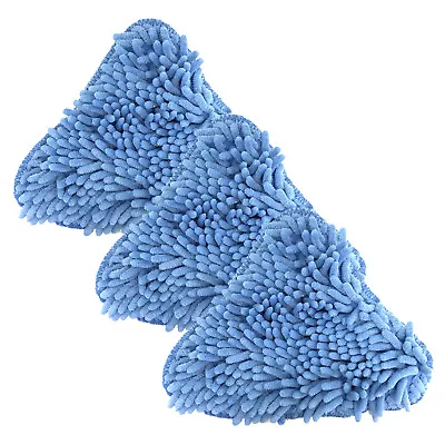 Clean Co. Compatible Steam Mop Pads For Coral Blue Chenille Triangle X3 • $10.79