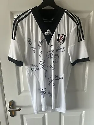 £50 • Buy Signed Adidas Fulham FC Home Shirt