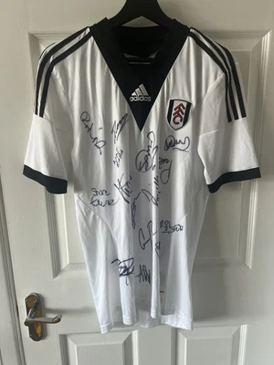 £50 • Buy Signed Adidas Fulham FC Home Shirt