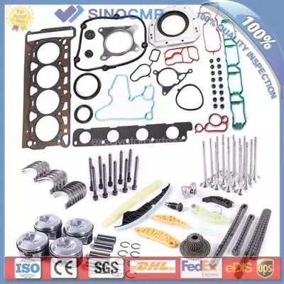 Engine Overhaul Rebuild Kit For VW GTI Audi A4 2.0T CDN CCZ CCTA 21mm Pin EA888 • $255.55