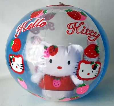 $29.99 • Buy Rare Vintage 90's Hello Kitty Inflatable Ball With Figure New Nos !