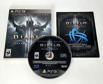 Diablo III: Reaper Of Souls -Ultimate Evil Edition (Sony PlayStation 3-PS3) NICE • $8.95