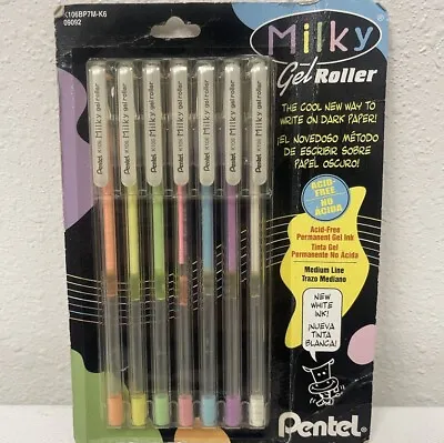 Pentel Milky Gel Roller Pens Pack Of 7 K106 Brand New In Package NOS • $37.40