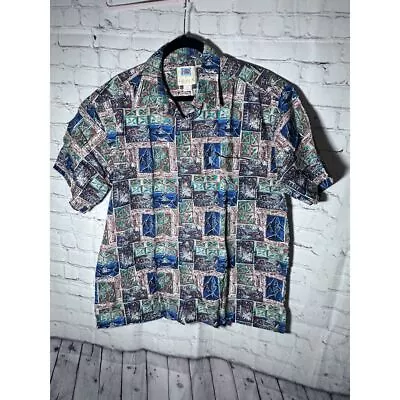 Avi By Kahala Mens Vintage Short Sleeve Hawaiian Shirt (l)  Euc • $24.99