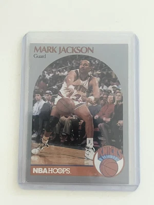 $15 • Buy Mark Jackson NBA Card New York Knicks 1990-91 Hoops #205 Mendenez Brothers