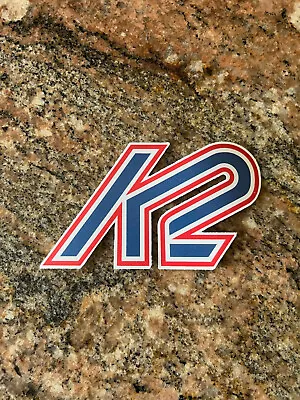 K2 Ski Sticker - Red White Blue Skiing Snowboarding Skis Mountain Sports Gear • $3.99