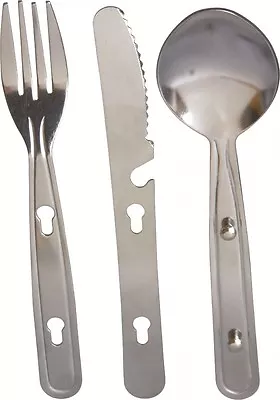 Military KFS KNIFE FORK SPOON CUTLERY SET CAMPING Camp Cp001 • £5.99