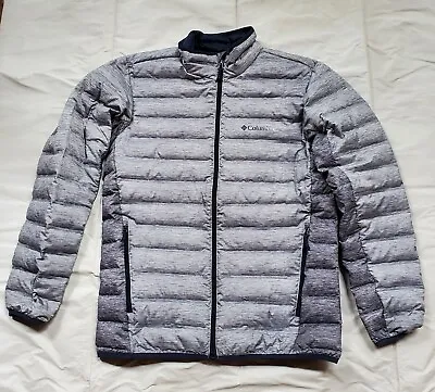 Columbia Men’s 650 Lake 22 Down Sweater Puffer Jacket Size M Gray • $69.95