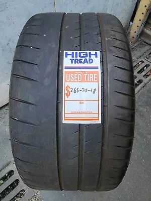 (1) 265/35/18 Michelin Pilot Sport Cup 2 Tire • $200