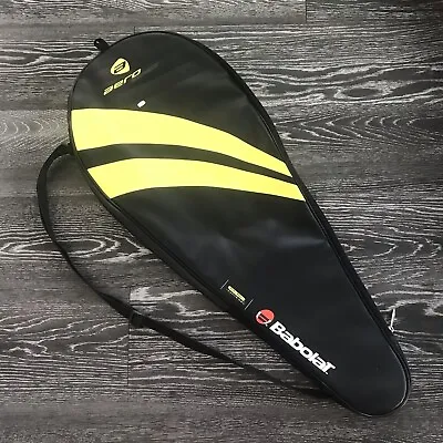 EUC Babolat Aero Series Tennis Racket Bag Racquet Cover Black Shoulder Strap • $13.95