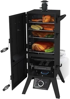 $263.57 • Buy 36 In. Double Door Propane Gas Smoker Oven Meat Bbq Cooker Outdoor Grill Cooking