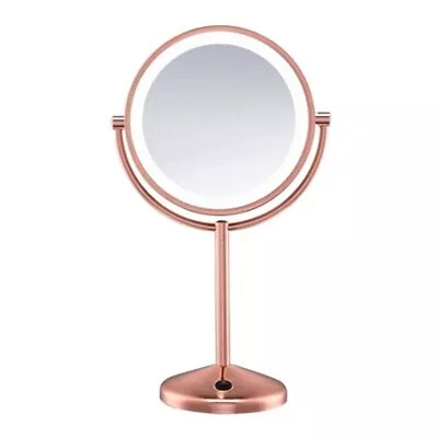 Conair Led Makeup Mirror - 1x & 10x Magnification - Rose Gold • $16.95