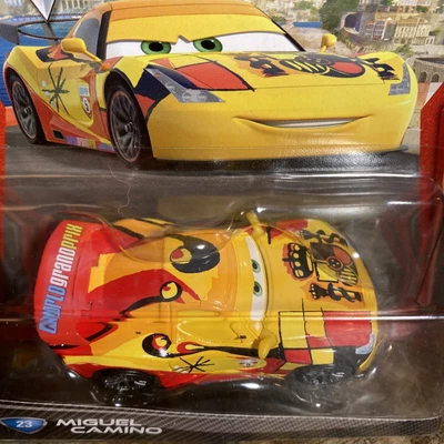 $15.55 • Buy Nib 2010 Disney Pixar Cars 2 Miguel Camino #23 1/55 Toy Race Car Mattel