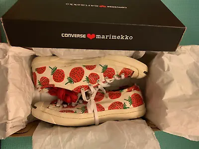 Marimekko X Converse Mansikka Strawberry Helen Red White Sneaker Shoes US 7 • $44