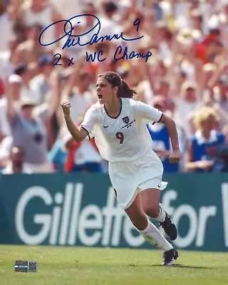 Mia Hamm USWNT Signed Inscr.  2x WC Champ  1999 World Cup 8x10 Photo Steiner CX) • $199.99