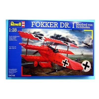 Revell #04744 1/28 Fokker Dr. 1 Richthofen • $46