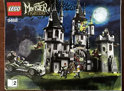 Lego Instruction Book 2 Manual Monster Fighter Vampyre Vampire Castle 9468 • $12.90