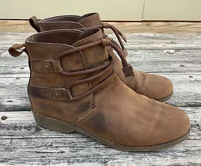 Teva De La Vina Dos Shorty Boots In Dark Brown 8.5 • $21.99