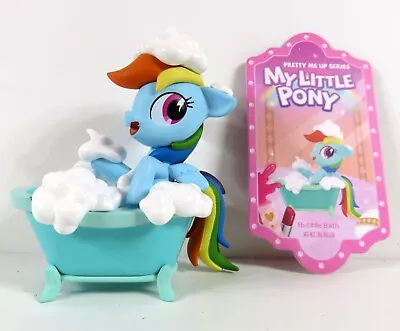 Pop Mart My Little Pony Pretty Me Up Series Figure Bubble Bath Rainbow Dash NEW • $34.95