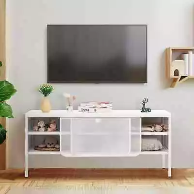 HollyHOME Modern Metal TV Stand • $75