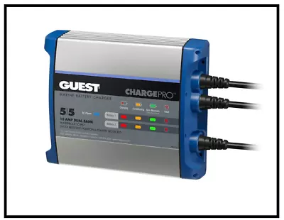 GUEST - ChargePro Onboard Marine Battery Charger 10 Amp 12V 2-Bank • $125.97