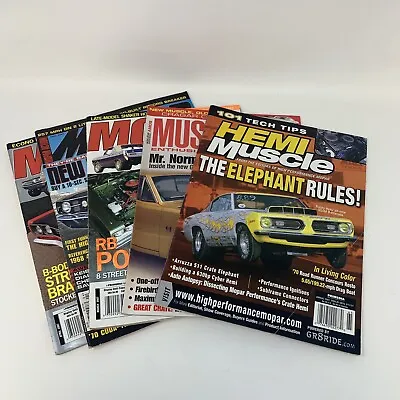 Mopar Hemi Muscle Car Magazine Lot 5 Magazines • $18.59