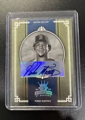 Pedro MARTINEZ 2005 Donruss Diamond Kings Autograph AUTO 1/1 Red Sox PMJS • $299.99