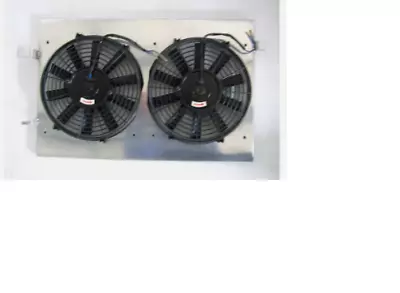 Aluminum SHROUD+Fans  For Ford Mustang 3.8l 5.0l V6 1994 1995 1996 • $95