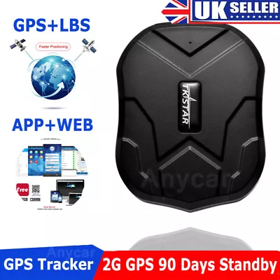 TK905 GPS Tracker Magnetic Wireless Car Caravan Vehicle Mini Tracking Device UK • £45.98