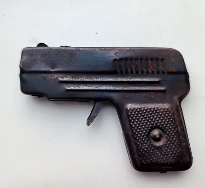 USSR Iron Pistol Rare! Vintage Metal Children's Toys. Children's Toy Gun. • £26.27