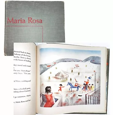  1942 MARIA ROSA By VERA KELSEY & CANDIDO PORTINARI; CARNIVAL IN BRAZIL; 1st Ed • $20