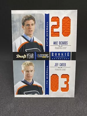 Jeff Carter Mike Richards 2011 Panini 2003 Rookie Draft Year Combos Jersey Patch • $9.99