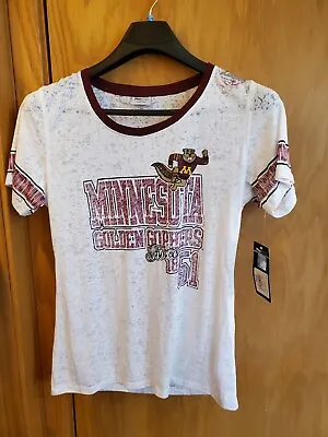 Pro Edge Golden Minnesota Gophers Womens Juniors T- Shirt  Size  XL NWT • $8