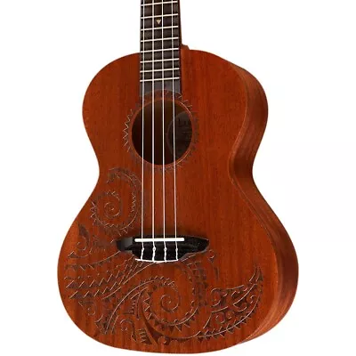 Luna Tattoo Tenor Ukulele Natural Tenor • $149