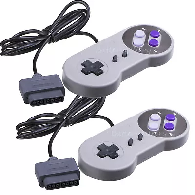 2 New Super Nintendo SNES System Console Replacement Controller 6FT For SNS-005 • $9.95