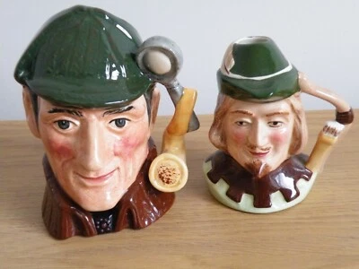 £5.95 • Buy Royal Doulton Small Character Toby Jug The Sleuth + Robin Hood