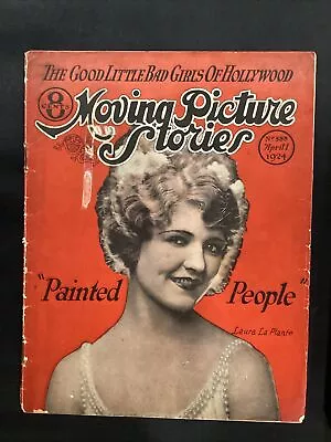 1924 Moving Picture Stories Bad Girls Of Hollywood Film Magazine Publication • $19.99