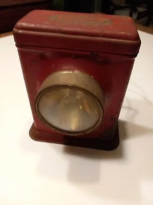 Vintage Delta Electric Co. Railroad Lantern/Lamp Spotlight Red • $22