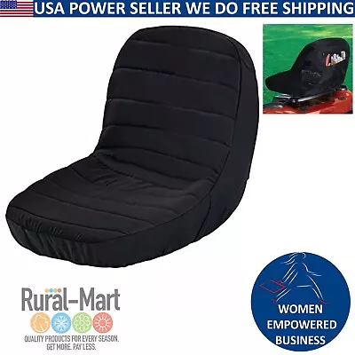 15  Riding Lawn Mower Seat Cover BLACK For John DeereCraftsmanCub CadetKubota • $15.99