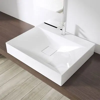 £82.50 • Buy Durovin Bathroom Basin Bowl Sink Stone Resin Wall Hung Counter Top Full Range