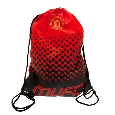 Manchester United Official Fade Gym Sports Swimming Bag MUFC Gift • £11.49