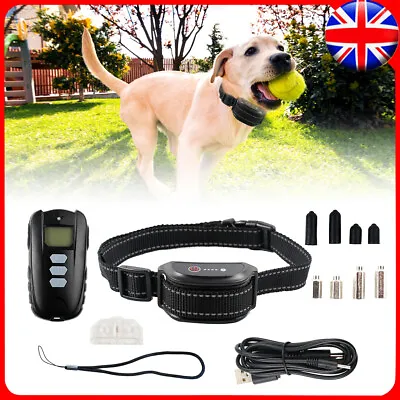£24.99 • Buy Electric Pet Dog Training Collar Shock Anti-Bark Electronic Remote Rechargeable