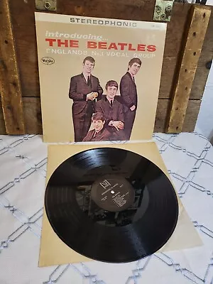 INTRODUCING THE BEATLES VEE-JAY RECORDS (VJLP-10) Not Original Counterfeit ‘70s • $22