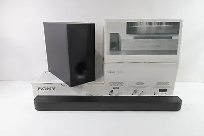 $71 • Buy Sony 2.1-ch Soundbar & Wireless Subwoofer With Power Cords | Ht-s400 | Black
