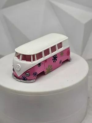 Dash VOLKSWAGEN TRANSPORTER VW Bus White Over Pink Body For T-Jet Chassis • $5